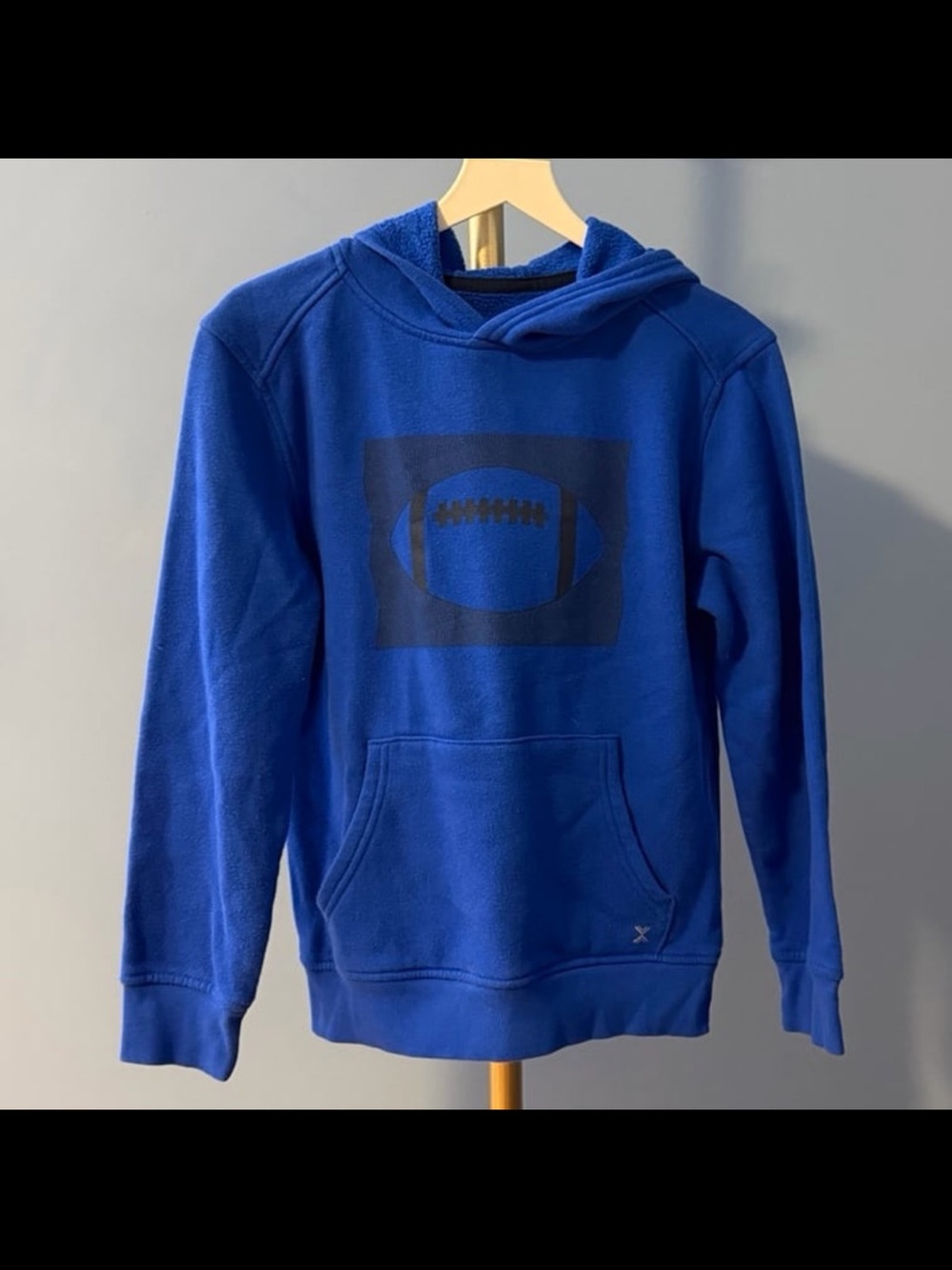⚡️⭐️Xersion "Football" Boys Fleece Hoodie - Size: Medium (10-12)